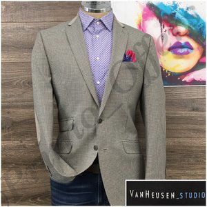 Van Heusen Mens Blazer Sport Coat Two‎ Button Casual Jacket Size 40R Suits